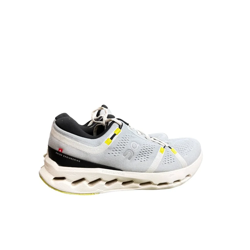 On Running Cloudsurfer 2 Mens Glacier Ivory Running Shoes 3MF10123205 Size 11